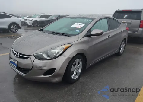2013 Hyundai Elantra Gls from USA, damaged, VIN 5NPDH4AE0DH335506